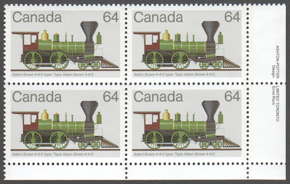 Canada Scott 1002 MNH PB LR (A10-9) - Click Image to Close